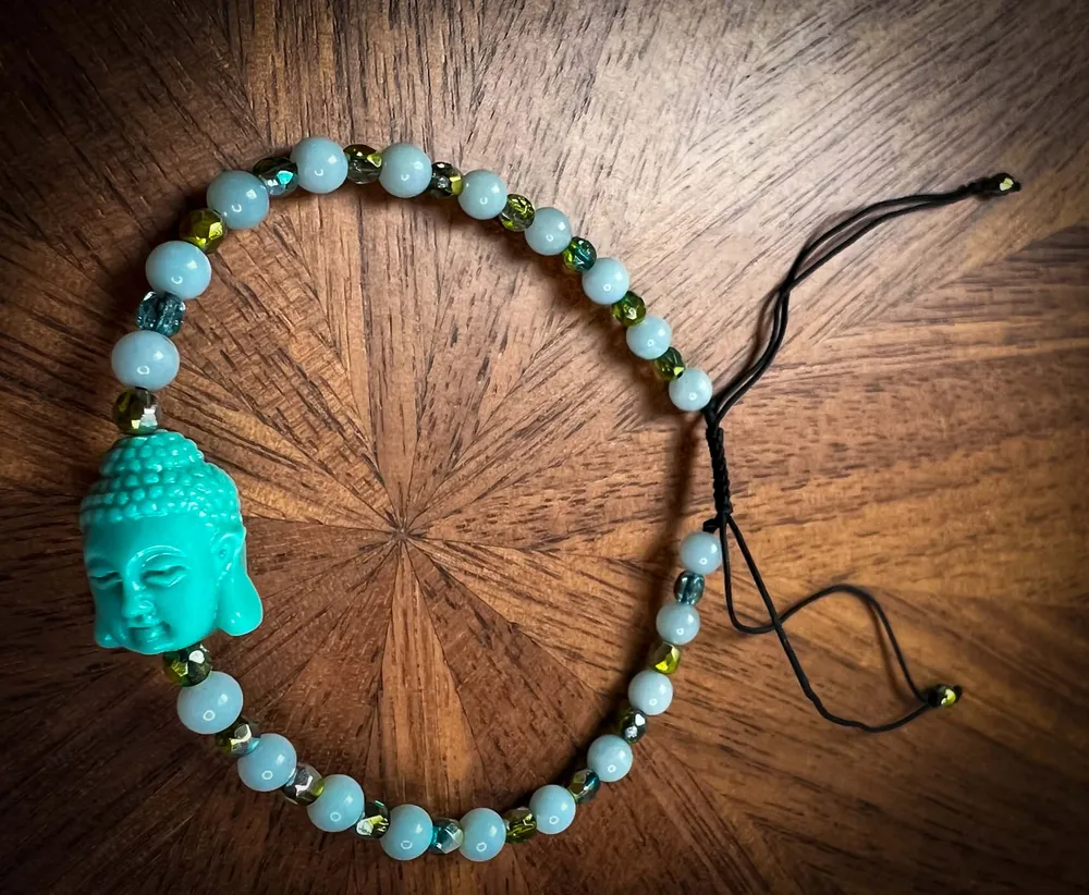 Narámek Buddha Amazonit