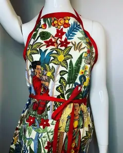 Frida Kahlo kuchyňská zástěra