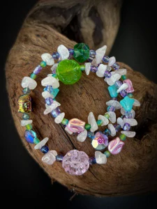 Barevný náhrdelník budha