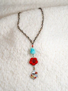 Náhrdelník květiny