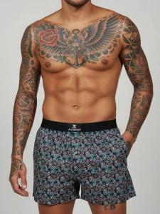 Trenky pánské s lebkami