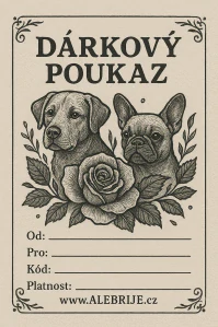 Dárkový poukaz pro pejskaře 500