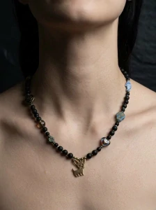 Náhrdelník čivava - onyx 