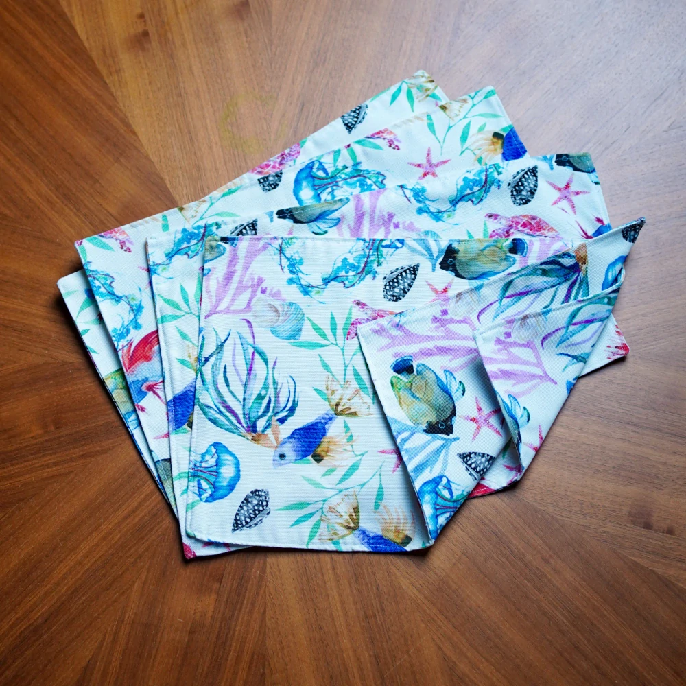 Prostírání na stůl ryby