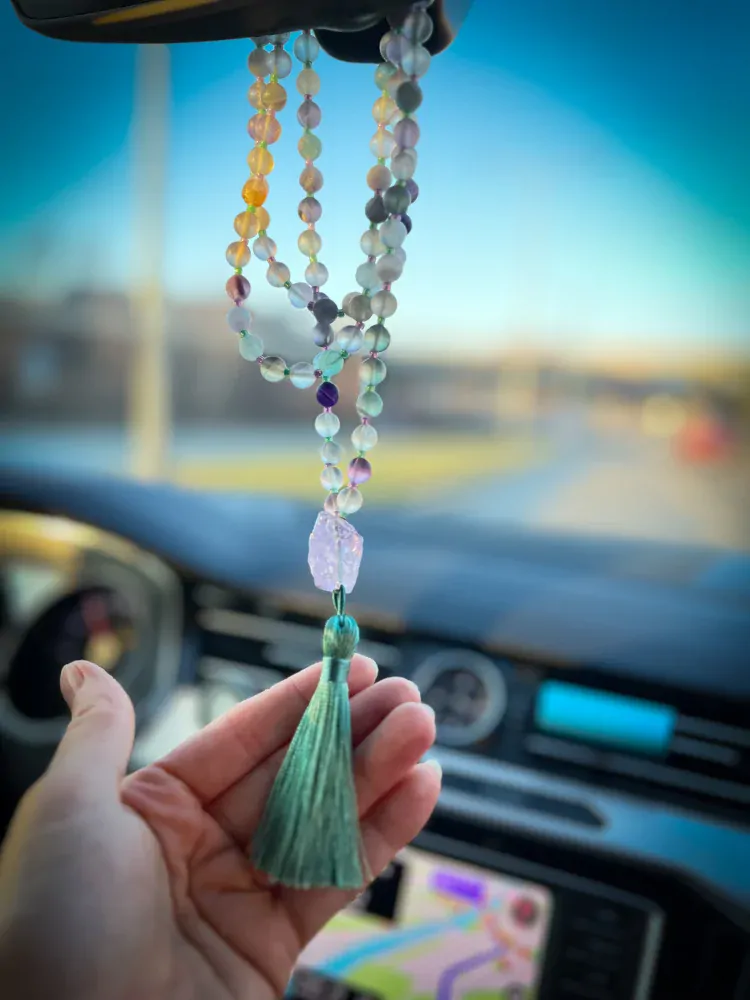 Japa Mala Duhová Fluorit