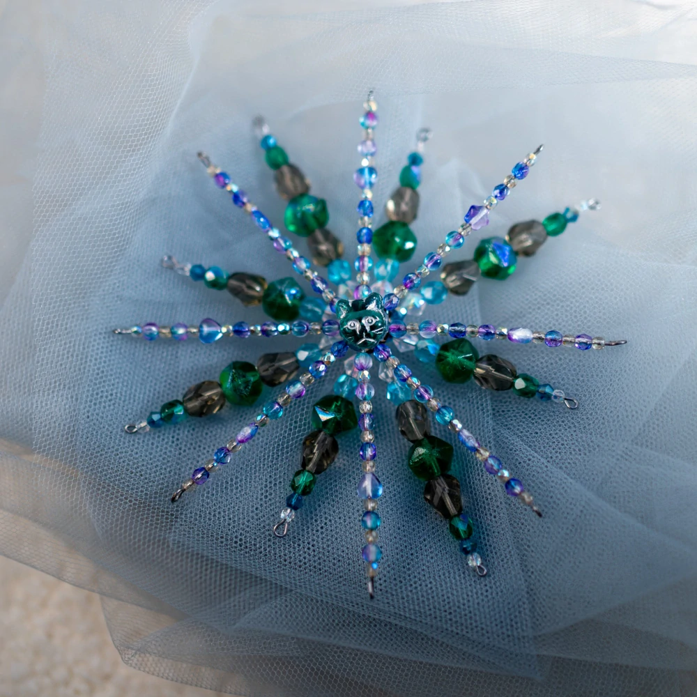 Vánoční ozdoba kočka 