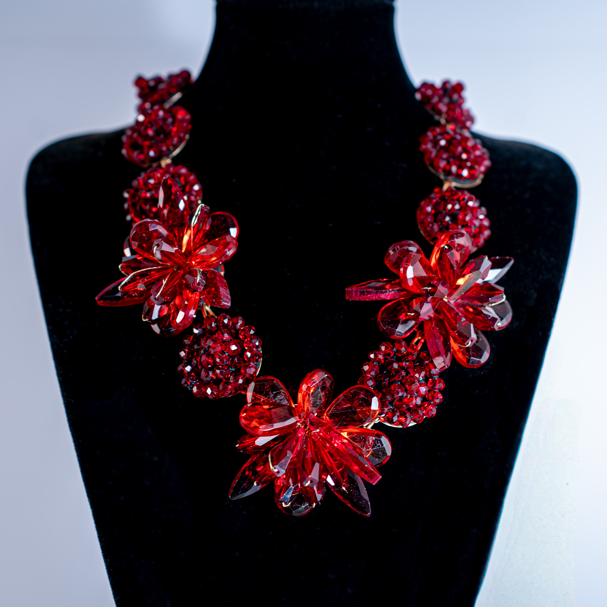 Náhrdelník červený