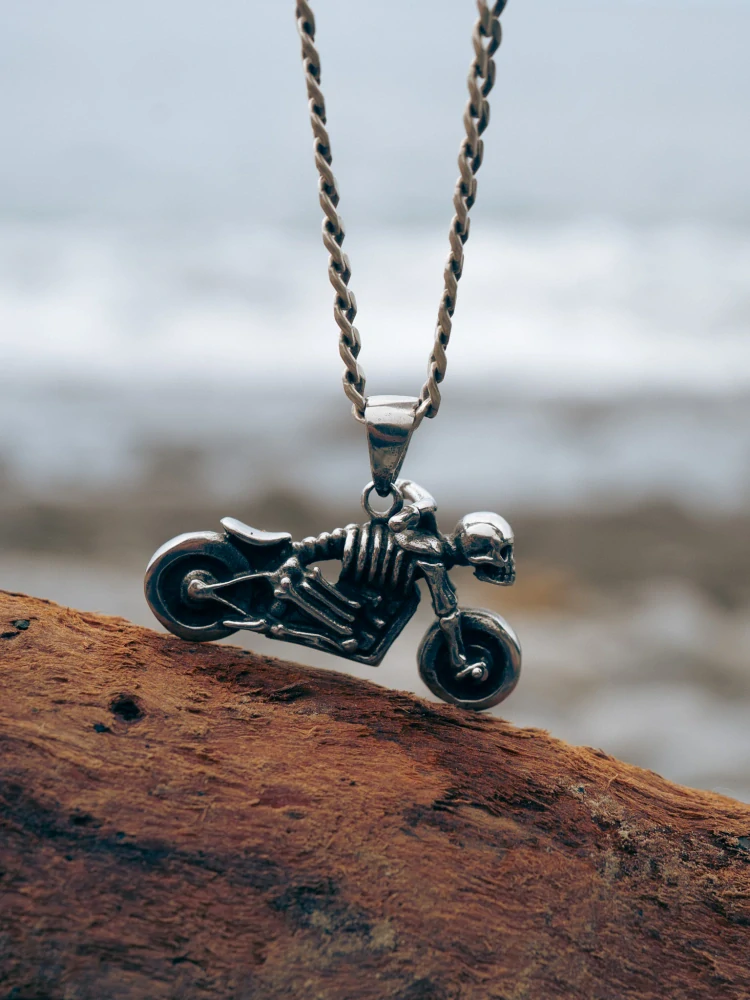 Pánský náhrdelník Motorka