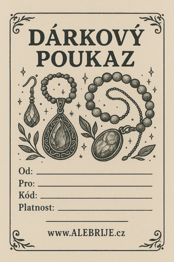Dárkový poukaz na šperky
