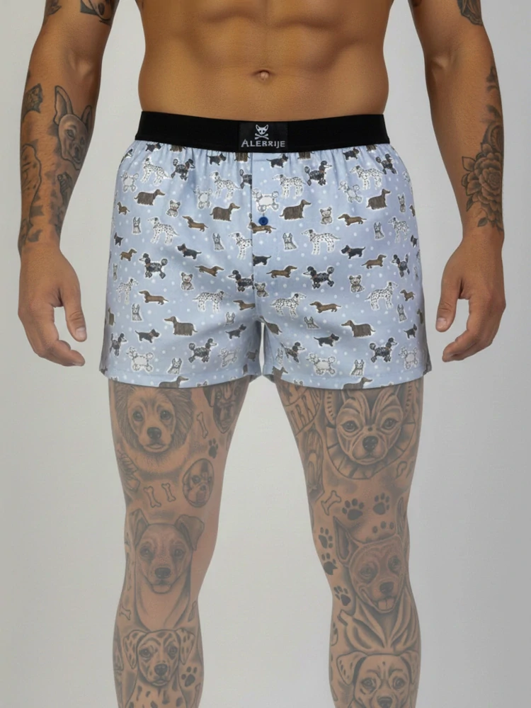 Ručně šité trenky s psím vzorem - limitovaná edice