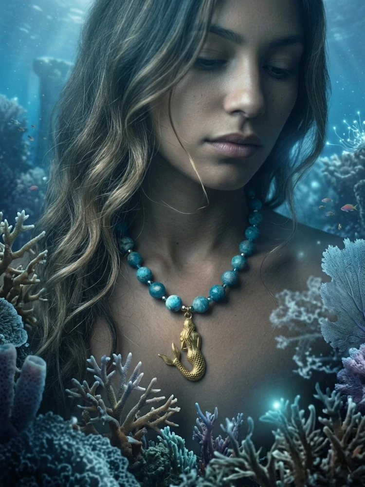 Náhrdelník mořská panna