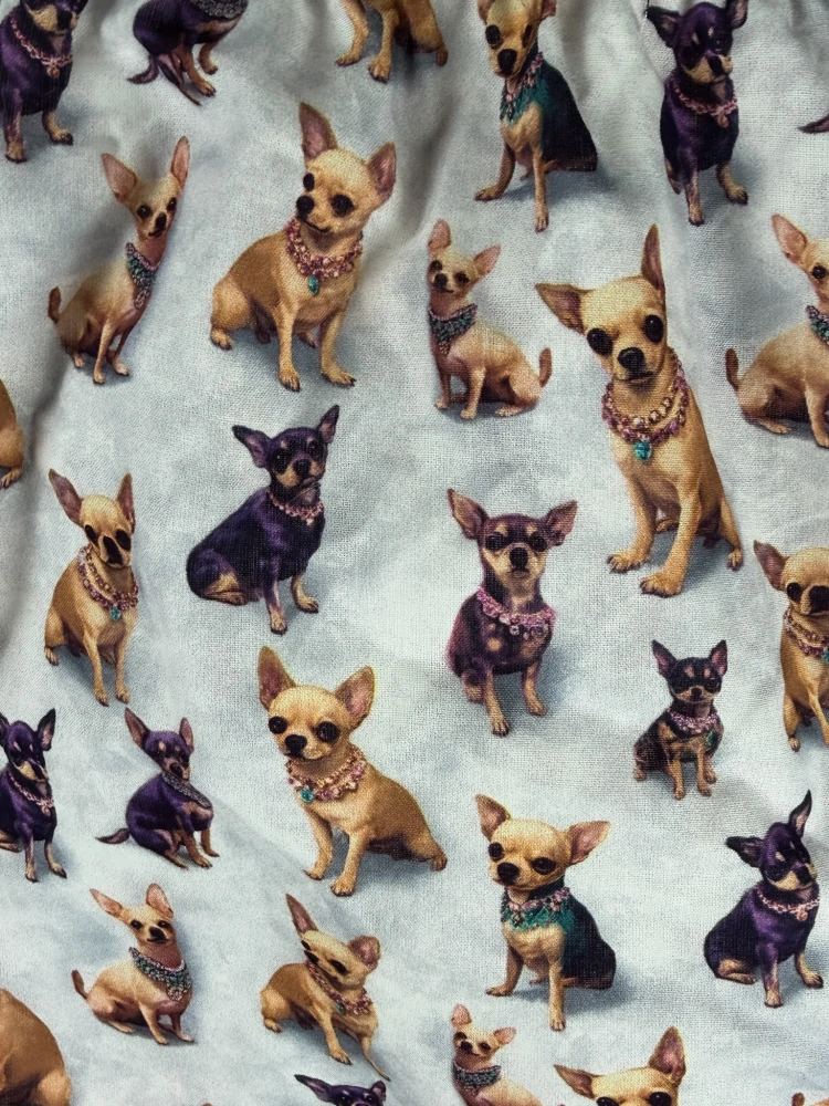 Ručně šité trenky s psím vzorem - limitovaná edice