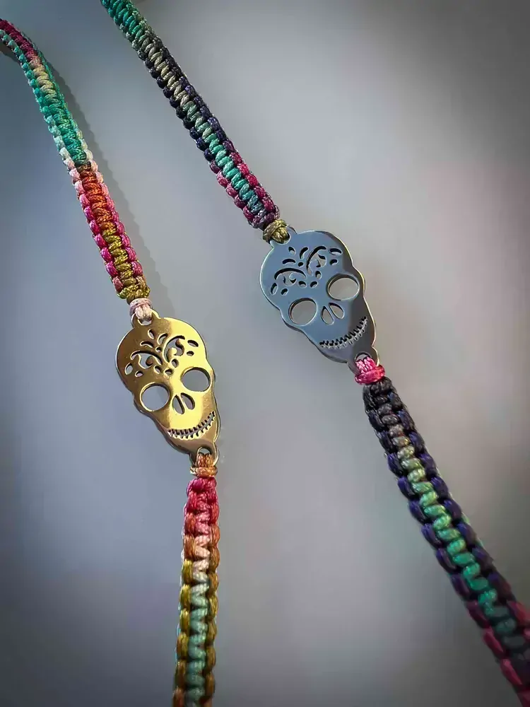 Náramek Día de Los Muertos