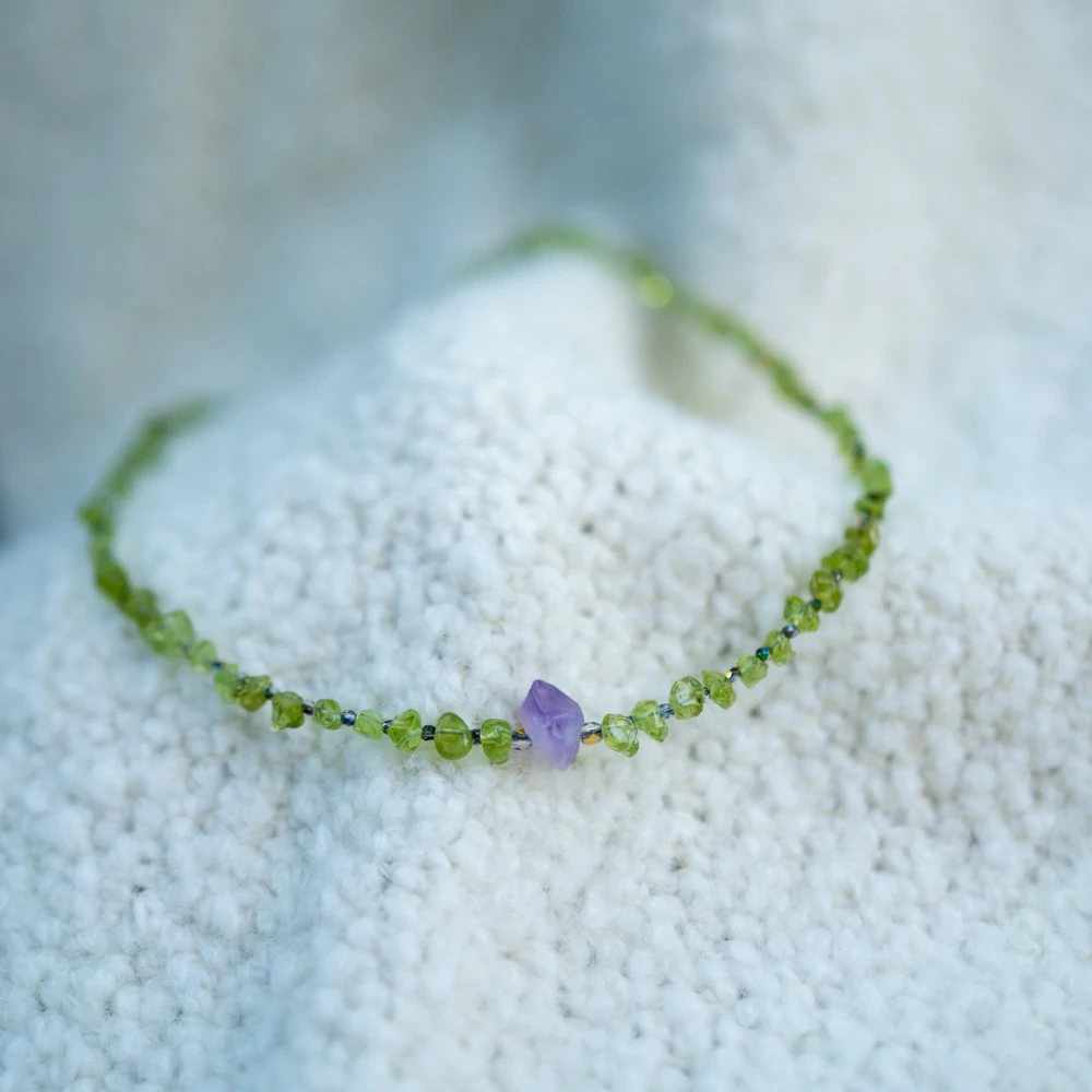 Náhrdelník olivín