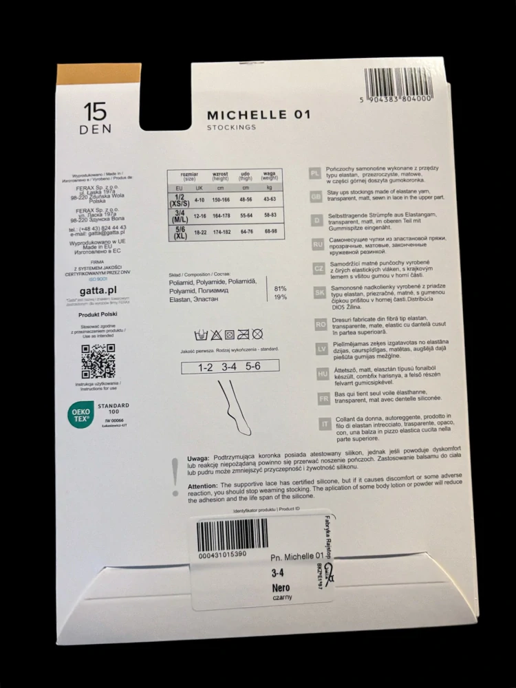 Samodržící punčochy S krajkou