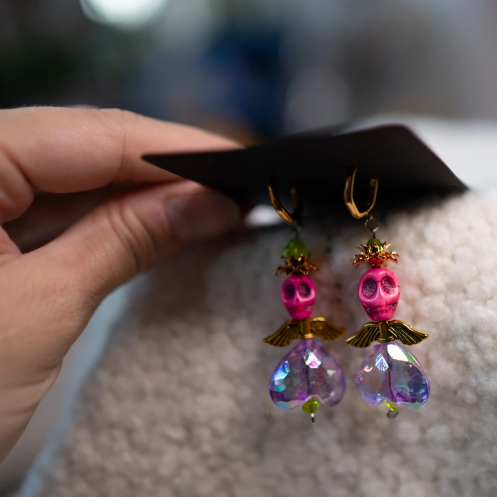 Mexické desingové náušnice  