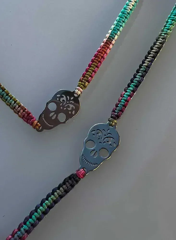 Náramek Día de Los Muertos