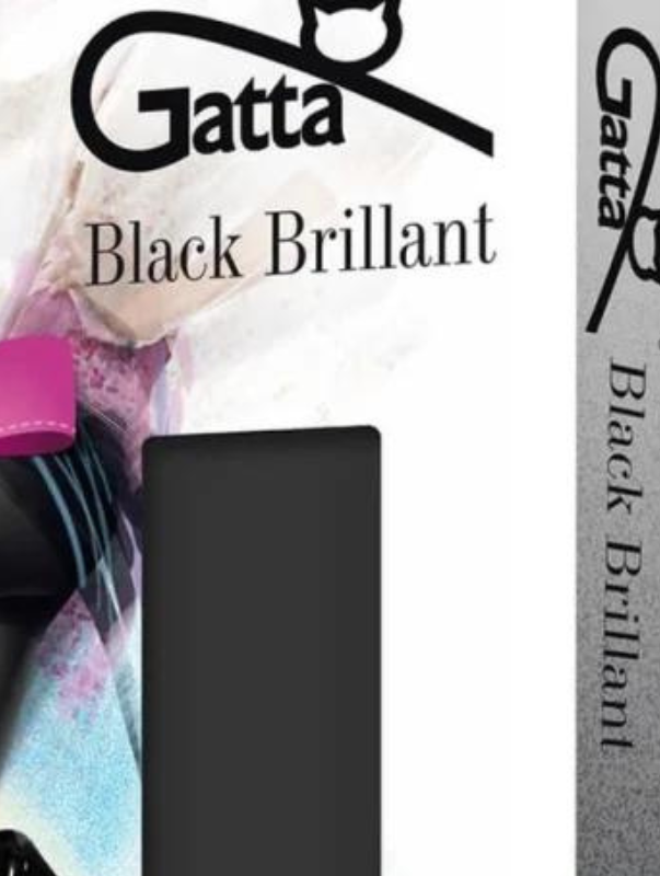 Hladké silonky Black Brillant