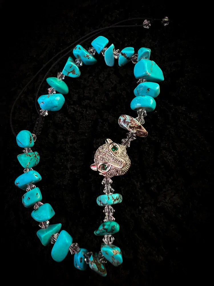 Náramek Tyrkysový Panter