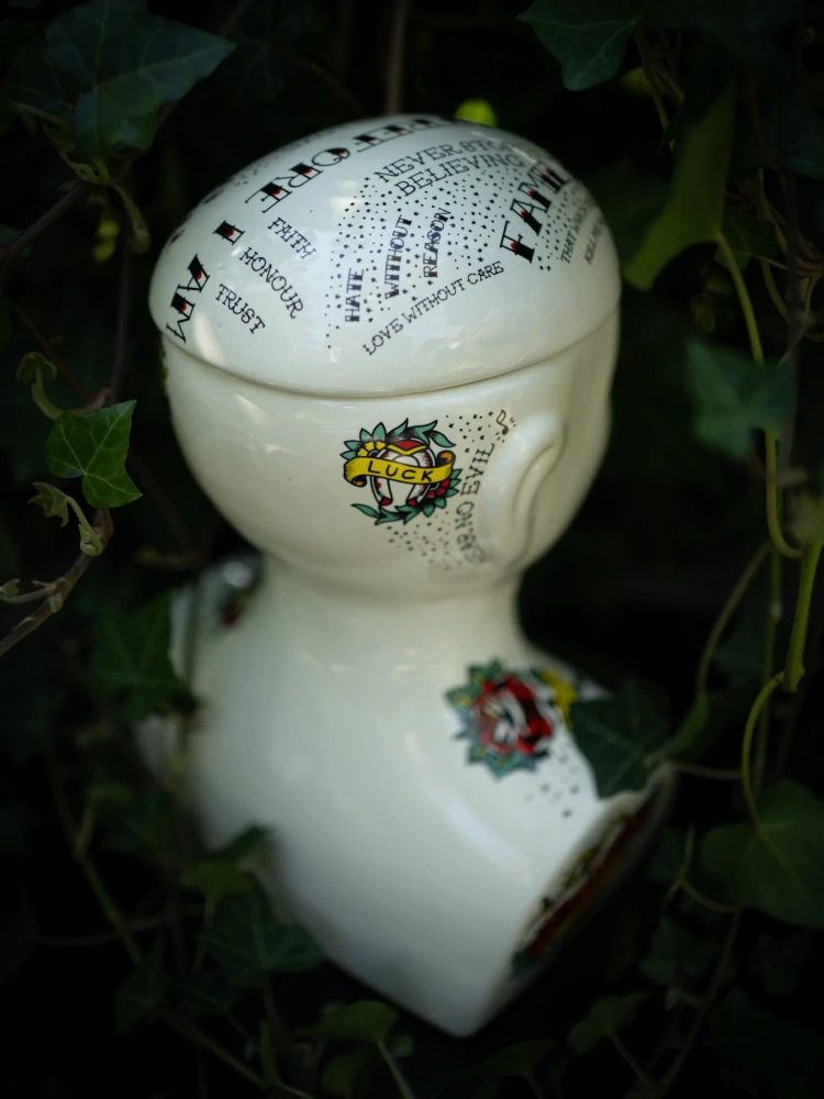 Frenologická Tattoo hlava