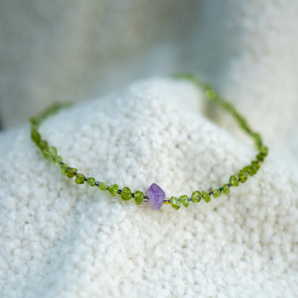 Náhrdelník olivín