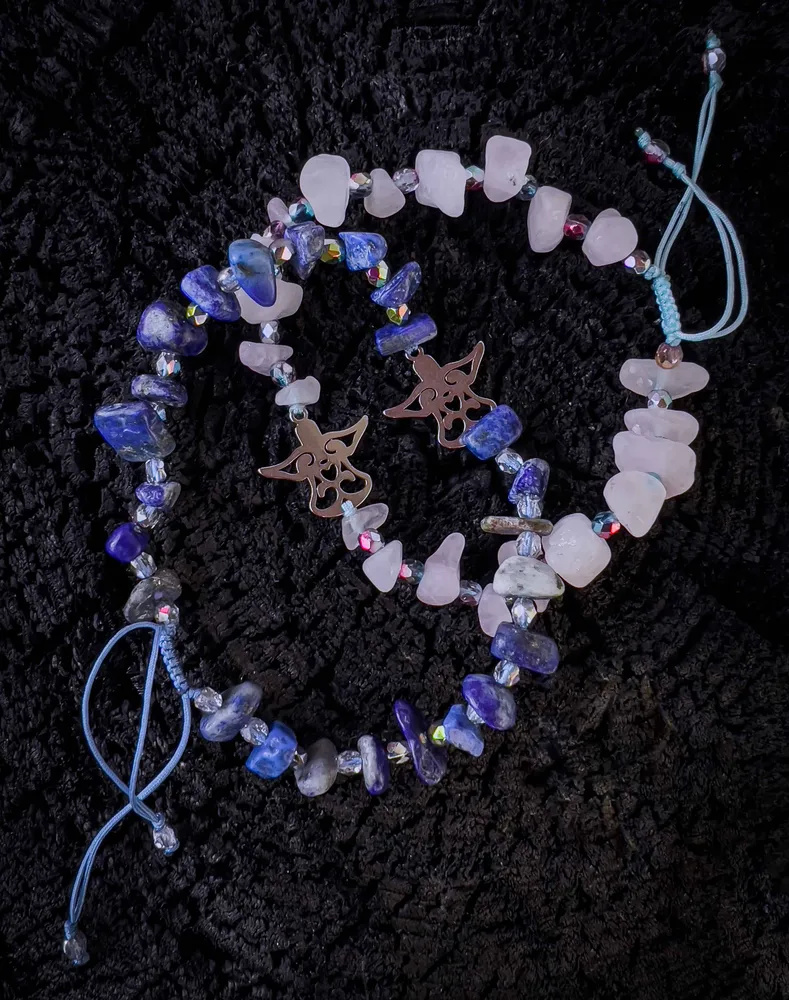 Náramek S Andělíčkem Lapis  Lazuli