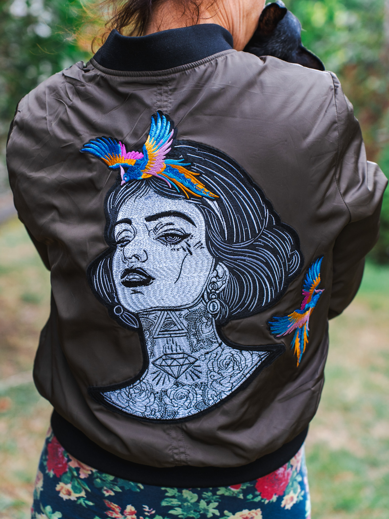 Bomber dámský tattoo