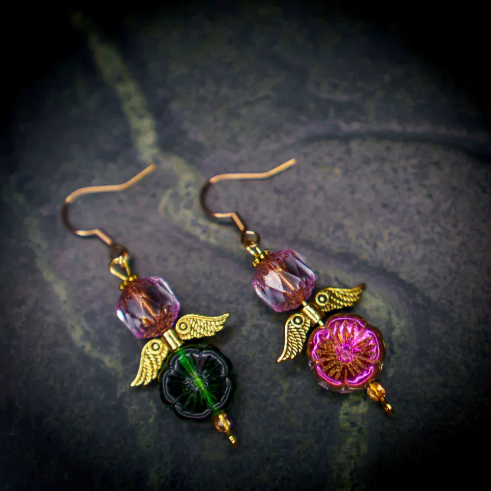 Dámské Náušnice Květinová Víla