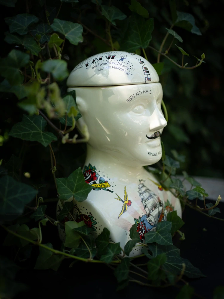 Frenologická Tattoo hlava