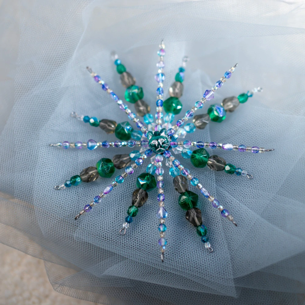 Vánoční ozdoba kočka 