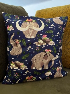 Bavlněný polštář 40 x 40 Mamuti 