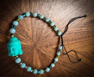 Narámek Buddha Amazonit