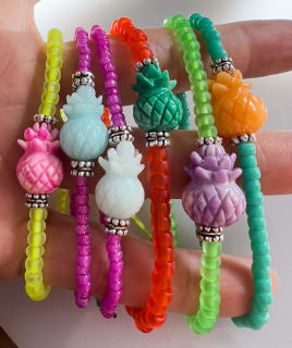 Náramek Ananas Barevný